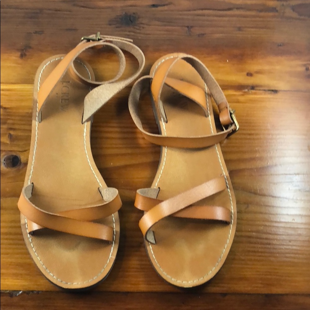 Jcrew ankle strappy sandals